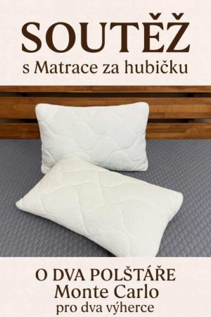 Soutěž o polštáře z paměťové pěny od Matrace Za hubičku